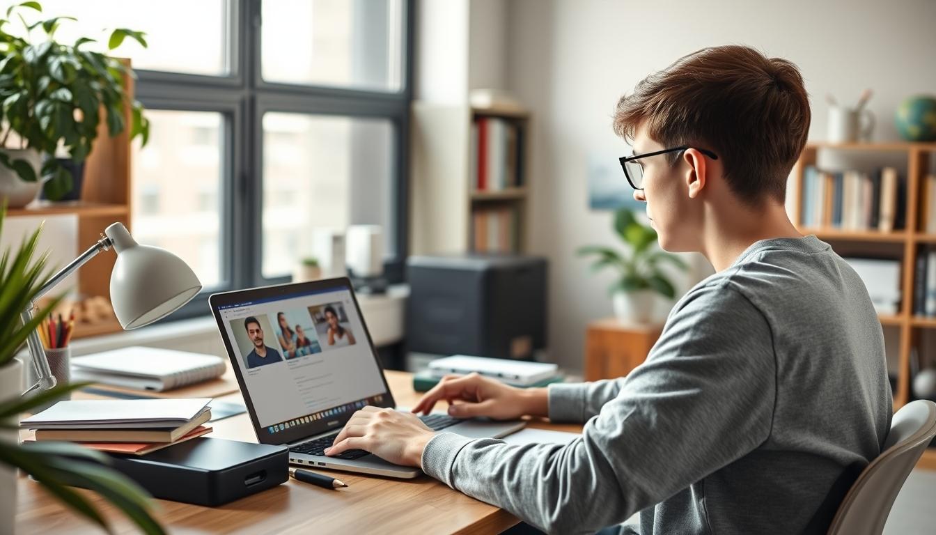 Digital learning platform with online study materials